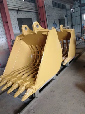 Custom 16MN Q355 Excavator Skeleton Bucket ISO9001 Approved