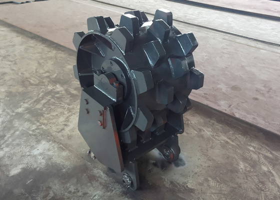 High Precision Excavator Compaction Wheel / Trench Compactor Wheel