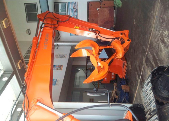 570kg Excavator Rotating Grapple Hardox450 For Handling Steel Scrap